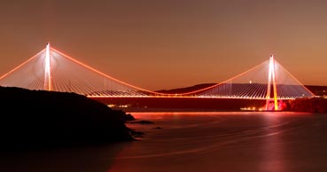 Yavuz Sultan Selim Köprüsü Dünya Kanser Günü için mavi ve turuncu olacak