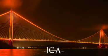 Yavuz Sultan Selim Köprüsü kadına yönelik şiddete karşı turuncu ışıkla aydınlatıldı
