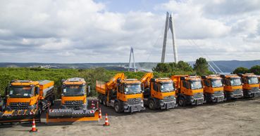 Yavuz Sultan Selim Bridge and Northern Ring Motorway are ready for winter 