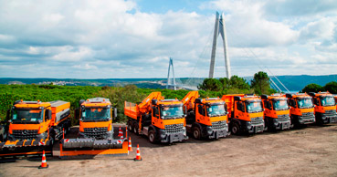 Yavuz Sultan Selim Bridge and Northern Ring Motorway is ready for the winter